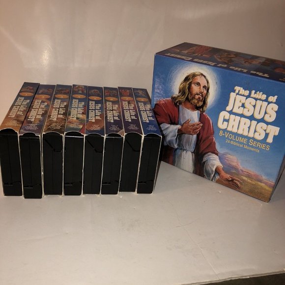 Other - VHS 8 Volume Series 24 Biblical Moments The Life Of Jesus Christ Color Box set